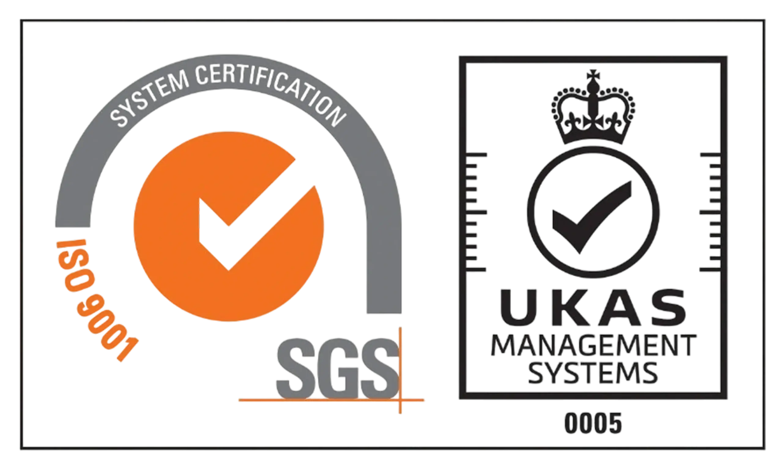 ISO 9001:2015 SGS UKAS Certification