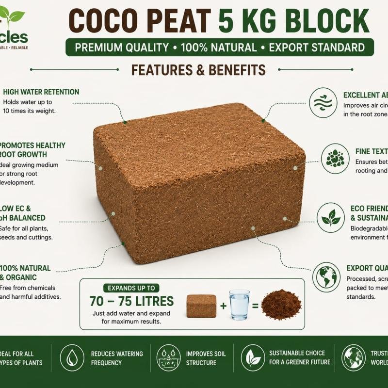 Cocopeat Block 5 Kg