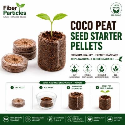 Coco Peat Seed Starter Pellets