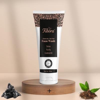 Fibora Face Wash + Redwine Handmade Soap Combo (100g) – Detox, Oil Control & Skin Revitalizing Skincare Duo – Perfect Daily Use Combo for Men & Women